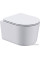 Унитаз подвесной Roxen Simple Compact в комплекте с инсталляцией StounFix Slim 6 в 1 943570 (кнопка: хром матовый)