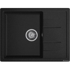 Кухонная мойка GranFest Quadro 650L (черный)