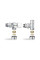 Комплект термостатический с запорным клапаном Varmega №3 VMDV12-410415, 1/2" x 3/4"EK ВР-НР, осевой, хром