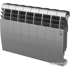 Биметаллический радиатор Royal Thermo BiLiner 350 Silver Satin (8 секций)