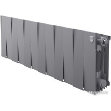 Биметаллический радиатор Royal Thermo PianoForte 200 Silver Satin (12 секций) боковое подключение