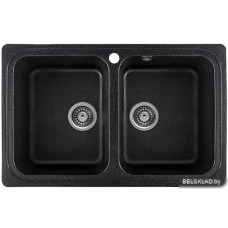 Кухонная мойка Gerhans C02 (черный)