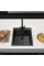 Кухонная мойка ARFEKA Eco AR 500*500 Black PVD Nano Decor Volcanic Rock
