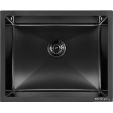 Кухонная мойка ARFEKA ECO AR 550*450 BLACK PVD NANO DECOR MILLET GRAINS