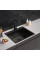 Кухонная мойка ARFEKA Eco AR 600*500 Black PVD Nano Decor Volcanic Rock