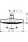 Верхний душ Hansgrohe Croma Select S 180 2jet [26522000]
