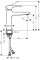 Смеситель Hansgrohe Metropol 32507700 (белый матовый)