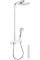 Душевая система Hansgrohe Raindance Select E 300 2jet 27283400 (белый/хром)