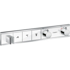 Смеситель Hansgrohe RainSelect 15356400 (белый/хром)