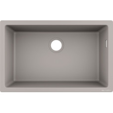 Кухонная мойка Hansgrohe S51 S510-U660 Zlewozmywak podblatowy 660 43432380 (серый бетон)