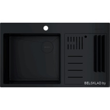 Кухонная мойка Omoikiri Akisame 86-2 Side gb (графит)