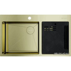 Кухонная мойка Omoikiri Akisame 86-2 Side lg (светлое золото)