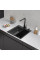 Кухонная мойка ARFEKA Eco AR мойка 450*500, коландер G, дозатор Black Decor