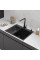 Кухонная мойка ARFEKA Eco AR мойка 600*500, коландер G, дозатор Black Decor
