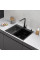 Кухонная мойка ARFEKA Eco AR мойка 600*500, коландер G, дозатор Black Decor Millet