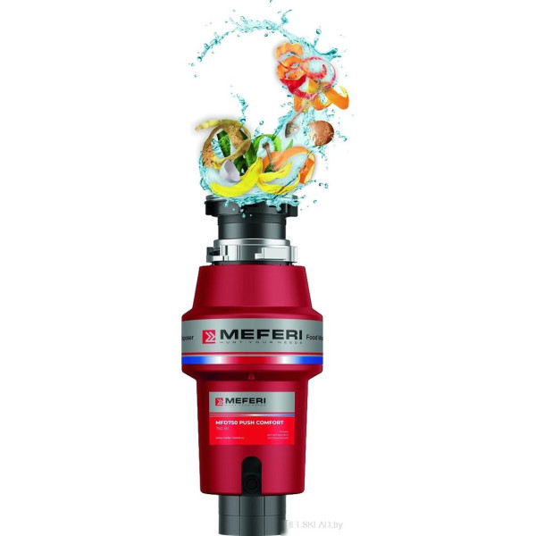 Измельчитель пищевых отходов Meferi MFD750 Push Comfort с пневмокнопкой в комплекте Измельчитель пищевых отходов Meferi MFD750 Push Comfort с пневмокнопкой в комплекте
