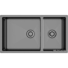 Кухонная мойка Paulmark Aller 78/2S UNI PM527844-GM