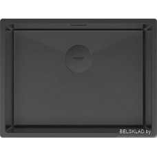 Кухонная мойка Paulmark Next 58 UNI PM215844-MBN (черный/черный матовый)