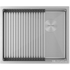 Кухонная мойка Paulmark Next-Pro 54 Uni PM705445-BS (стальной/брашированная сталь)