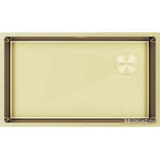 Кухонная мойка Paulmark Next-Skew 74 UNI PM887444-LG (золото/светлое золото)