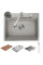 Кухонная мойка Roxen Stage Plus 560250-60-S многофункциональная 8 в 1 (60*48/текстурный сатин)