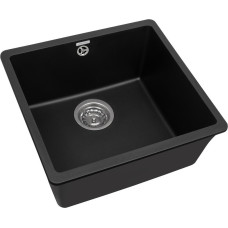 Кухонная мойка ZorG Fast 44 black metallic
