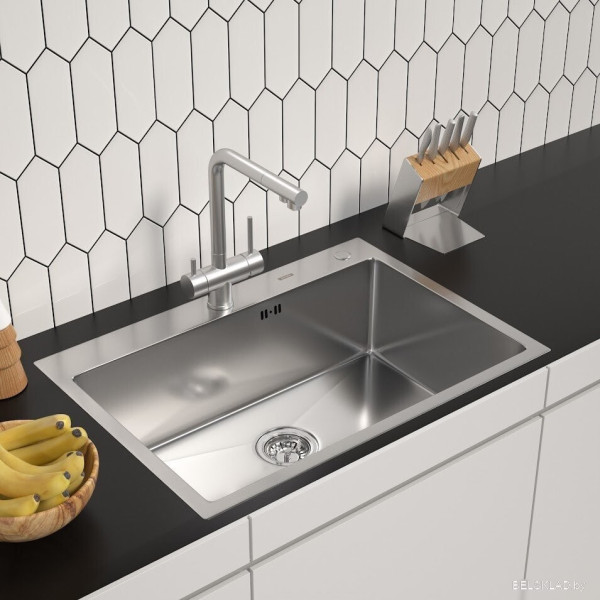 Кухонная мойка ARFEKA ECO AR 700*500 SATIN Кухонная мойка ARFEKA ECO AR 700*500 SATIN