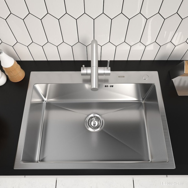 Кухонная мойка ARFEKA ECO AR 700*500 SATIN Кухонная мойка ARFEKA ECO AR 700*500 SATIN