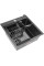 Кухонная мойка ARFEKA ECO AR мойка 500*500, коландер, дозатор BLACK DECOR MILLET GRAINS
