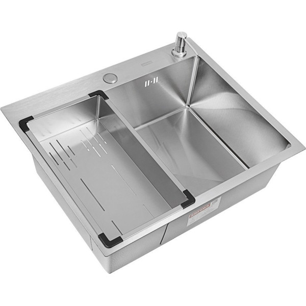 Кухонная мойка ARFEKA Eco AR мойка 600*500, коландер G, дозатор Satin Кухонная мойка ARFEKA Eco AR мойка 600*500, коландер G, дозатор Satin