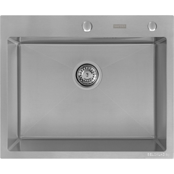 Кухонная мойка ARFEKA Eco AR мойка 600*500, коландер G, дозатор Satin Кухонная мойка ARFEKA Eco AR мойка 600*500, коландер G, дозатор Satin