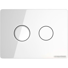 Панель смыва Cersanit Accento circle (белый глянцевый) BU-ACN-CIR-PN/Wh/Gl