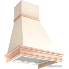 Кухонная вытяжка Elikor Вилла Валенсия 60П-650-П3Л (белый/дуб неокрашенный)