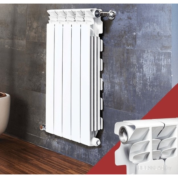 Биметаллический радиатор Fondital Alustal Bimetal Super 500/100 (10 секций) Биметаллический радиатор Fondital Alustal Bimetal Super 500/100 (10 секций)