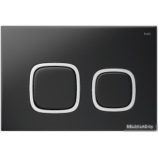 Панель смыва IDDIS Unisteel UNI04BCi77 (матовый черный)