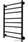 Полотенцесушитель Маргроид Ferrum Вид 10 СНШ 80x40 (черный матовый, таймер справа)