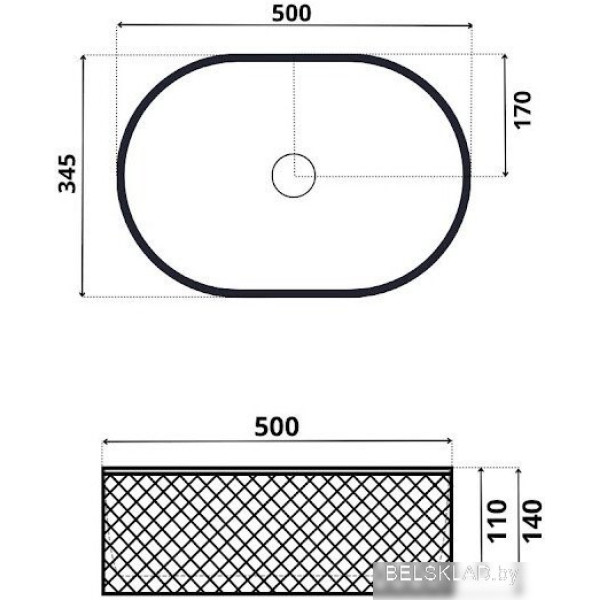 Умывальник Roxen Vine Oval 570240 Умывальник Roxen Vine Oval 570240