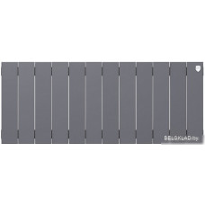Биметаллический радиатор Royal Thermo PianoForte 300 Silver Satin (12 секций) боковое подключение