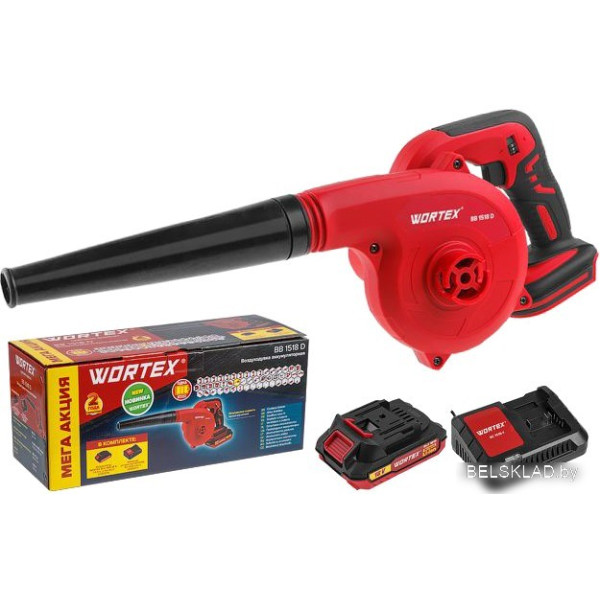 Ручная воздуходувка Wortex BB 1518 D (с 1-м АКБ) Ручная воздуходувка Wortex BB 1518 D (с 1-м АКБ)