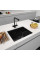 Кухонная мойка ARFEKA ECO AR 550*450 BLACK PVD NANO DECOR VOLCANIC ROCK
