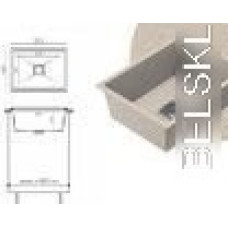 Кухонная мойка Polygran Blade 550 (кремовый)