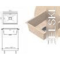 Кухонная мойка Polygran Blade 550 (песочный)