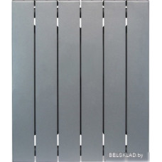 Биметаллический радиатор Rifar SUPReMO 500 (титан, 4 секции)