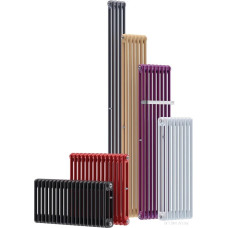 Стальной трубчатый радиатор Rifar TUB 2180-10-D1-TI (титан, нижнее односторонее подключение)