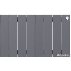 Биметаллический радиатор Royal Thermo PianoForte 300 Silver Satin (8 секций) боковое подключение