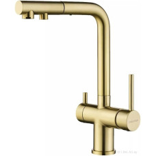 Смеситель Paulmark Serpentine Se213222-LG (светлое золото)