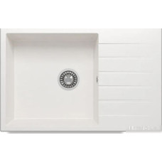 Кухонная мойка Polygran Deka 780 (белый хлопок)