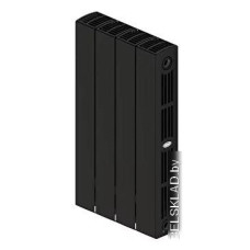 Биметаллический радиатор Rifar SUPReMO 500 (4 секции, антрацит)