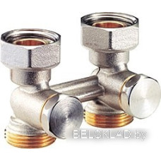 Запорная арматура Giacomini Узел нижнего подключения прямой для двухтрубных систем R387X012