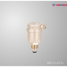 Запорная арматура Varmega Автоматический воздухоотводчик 1/2", боковой выпуск, с отсекающим клапаном VM13002